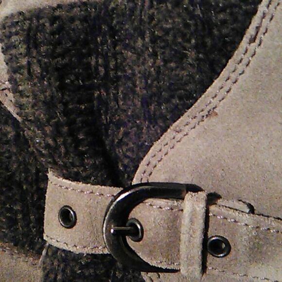 Aquatalia Suede Short Wedge Booties - Picture 13 of 14